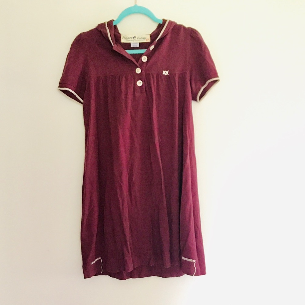 Casual hooded T-shirt dress!